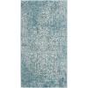 SAFAVIEH Evoke Collection Area Rug – 5’1″ x 7’6″, Blue & Ivory, Distressed Design, Non-Shedding & Easy to Clean, Ideal for Living Room, Bedroom, Dining Space (EVK256C)(Blue/Ivory)