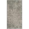 SAFAVIEH Evoke Collection Area Rug – 5’1″ x 7’6″, Blue & Ivory, Distressed Design, Non-Shedding & Easy to Clean, Ideal for Living Room, Bedroom, Dining Space (EVK256C)(Silver/Ivory)