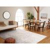 SAFAVIEH Evoke Collection Area Rug – 5’1″ x 7’6″, Blue & Ivory, Distressed Design, Non-Shedding & Easy to Clean, Ideal for Living Room, Bedroom, Dining Space (EVK256C)(Ivory/Taupe)