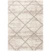 SAFAVIEH Hudson Shag Collection Area Rug – 5’3″ x 7’6″, Ivory & Grey, Modern Trellis Design, Non-Shedding & Easy Care, 2-inch Thick Ideal for High Traffic Areas in Living Room, Bedroom (SGH281A)(Multi Ivory/Beige)