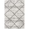 SAFAVIEH Hudson Shag Collection Area Rug – 5’3″ x 7’6″, Ivory & Grey, Modern Trellis Design, Non-Shedding & Easy Care, 2-inch Thick Ideal for High Traffic Areas in Living Room, Bedroom (SGH281A)(Grey/Beige)