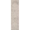 SAFAVIEH Madison Collection Area Rug – 6’7″ Square, Cream & Blue, Boho Chic Distressed Medallion Design, Non-Shedding & Easy to Clean, Ideal for Living Room, Bedroom, Dining Space (MAD473B)(Ivory/Grey Gold)
