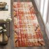 SAFAVIEH Monaco Collection Area Rug – 5’1″ x 7’7″, Multi, Boho Chic Tribal Distressed Design, Non-Shedding & Easy Care, Ideal for High Traffic Areas in Living Room, Bedroom (MNC222F)(Orange/Multi)