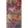 SAFAVIEH Monaco Collection Area Rug – 8′ x 10′, Pink & Multi, Boho Chic Abstract Watercolor Design, Non-Shedding & Easy Care, Ideal for High Traffic Areas in Living Room, Bedroom (MNC225D)(Pink/Multi)