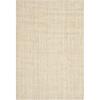 SAFAVIEH Natural Fiber Collection Area Rug – 5′ x 8′, Green & Grey, Handmade Farmhouse Jute, Ideal for High Traffic Areas in Living Room, Bedroom (NF730B)(Ivory)