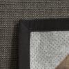SAFAVIEH Natural Fiber Collection Area Rug – 5′ x 8′, Marble & Grey, Border Sisal Design, Easy Care, Ideal for High Traffic Areas in Living Room, Bedroom (NF441B)(Charcoal)