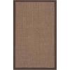 SAFAVIEH Natural Fiber Collection Area Rug – 5′ x 8′, Marble & Grey, Border Sisal Design, Easy Care, Ideal for High Traffic Areas in Living Room, Bedroom (NF441B)(Brown)
