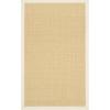 SAFAVIEH Natural Fiber Collection Area Rug – 5′ x 8′, Marble & Grey, Border Sisal Design, Easy Care, Ideal for High Traffic Areas in Living Room, Bedroom (NF441B)(Maize/Wheat)