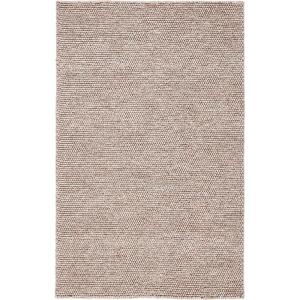 SAFAVIEH Area Rug 5×8 – Natura Collection – Ivory, Handmade Wool Blend, Textured Design, Ideal for Living Room, Bedroom, Dining Space (NAT620A)(Brown)