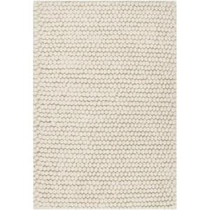 SAFAVIEH Area Rug 5×8 – Natura Collection – Ivory, Handmade Wool Blend, Textured Design, Ideal for Living Room, Bedroom, Dining Space (NAT620A)(Ivory)