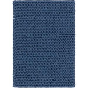 SAFAVIEH Area Rug 5×8 – Natura Collection – Ivory, Handmade Wool Blend, Textured Design, Ideal for Living Room, Bedroom, Dining Space (NAT620A)(Navy/Blue)