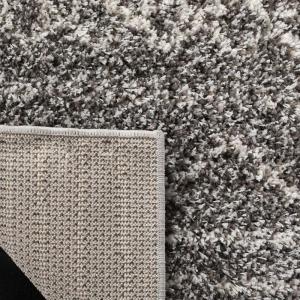 SAFAVIEH Area Rug 8×10 – Arizona Shag Collection – Large – Ivory & Beige, Moroccan Boho Design, Non-Shedding & Easy to Clean, Ideal for Living Room, Bedroom, Dining Space (ASG741A)(Brown/Ivory)