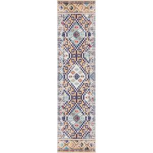 SAFAVIEH Area Rug 8×10 – Madison Collection – Large – Black & Yellow, Boho Diamond Distressed Design, Non-Shedding & Easy Cleaning, Ideal for Living Room, Bedroom, Office, Dining Space (MAD418Z)(Orange/Beige)