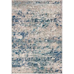 SAFAVIEH Area Rug 8×10 – Madison Collection – Large – Grey & Pink, Modern Abstract Design, Non-Shedding & Easy Cleaning, Ideal for Living Room, Bedroom, Office, Dining Space (MAD460A)(Grey/Blue)