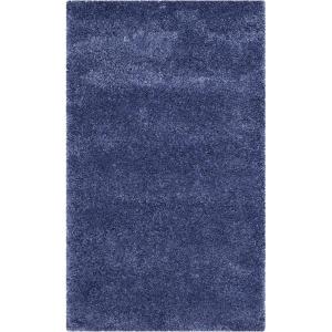 SAFAVIEH California Shag Collection Area Rug – 5’3′ x 7’6′, Beige, Non-Shedding & Easy to Clean, Ultra Plush Thick Pile, Ideal for Living Room, Bedroom, Dining Space (SG151-1313)(Periwinkle)