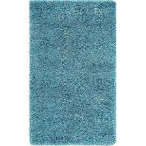 SAFAVIEH California Shag Collection Area Rug – 5’3′ x 7’6′, Beige, Non-Shedding & Easy to Clean, Ultra Plush Thick Pile, Ideal for Living Room, Bedroom, Dining Space (SG151-1313)(Turquoise)