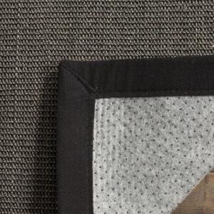 SAFAVIEH Natural Fiber Collection Area Rug – 5′ x 8′, Marble & Grey, Border Sisal Design, Easy Care, Ideal for High Traffic Areas in Living Room, Bedroom (NF441B)(Charcoal)