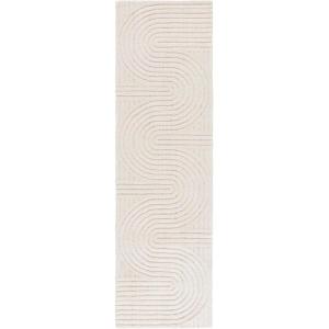SAFAVIEH South Hampton Collection 8′ x 10′ Beige SHA301B Handmade Abstract Wool Area Rug(Ivory)