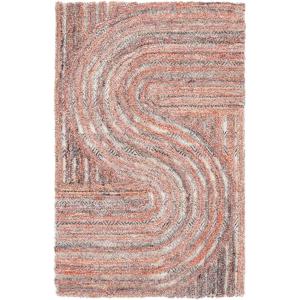 SAFAVIEH South Hampton Collection 8′ x 10′ Beige SHA301B Handmade Abstract Wool Area Rug(Rust)