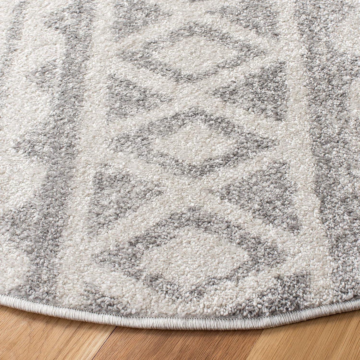 image:imageSAFAVIEH Adirondack Collection Area Rug 51 x 76 Ivory amp Charcoal Moroccan Boho Distressed Design NonShedding amp Easy Care Ideal for High Traffic Areas in Living Room Bedroom ADR119NIvoryGrey