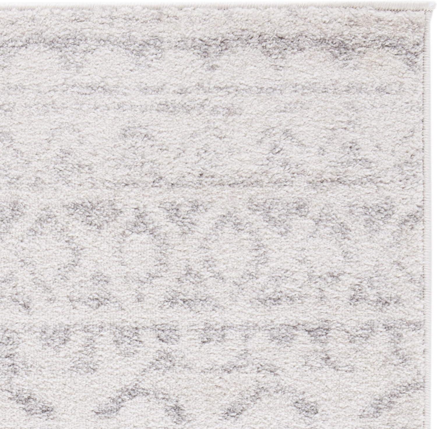 image:imageSAFAVIEH Adirondack Collection Area Rug 51 x 76 Ivory amp Charcoal Moroccan Boho Distressed Design NonShedding amp Easy Care Ideal for High Traffic Areas in Living Room Bedroom ADR119NIvorySilver