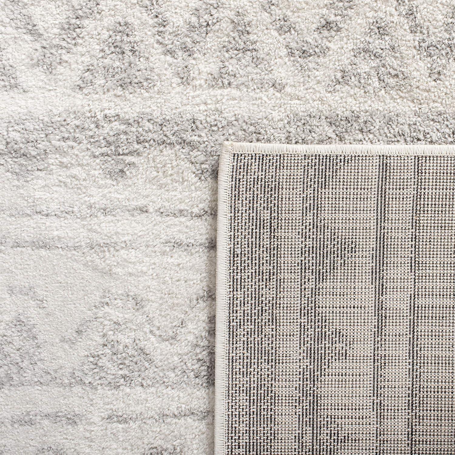image:imageSAFAVIEH Adirondack Collection Area Rug 51 x 76 Ivory amp Charcoal Moroccan Boho Distressed Design NonShedding amp Easy Care Ideal for High Traffic Areas in Living Room Bedroom ADR119NIvoryGrey