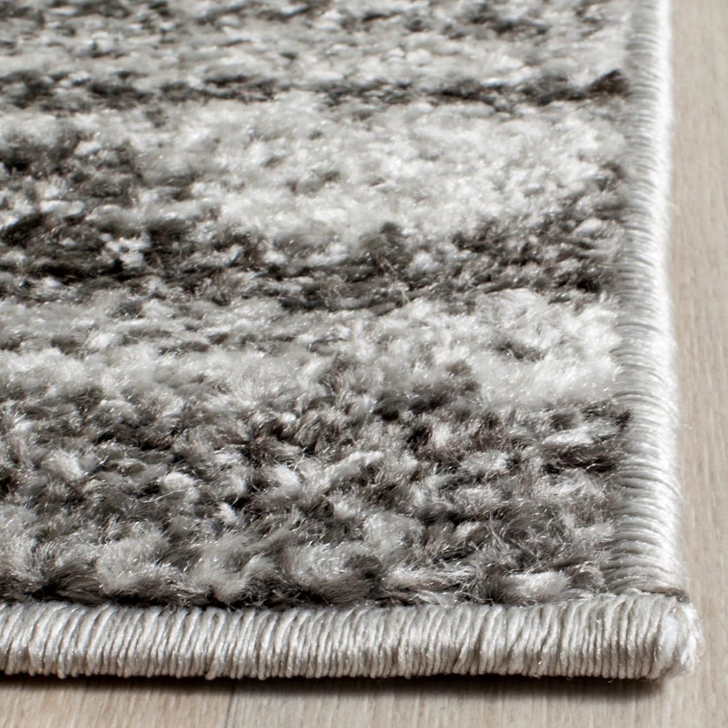 image:imageSAFAVIEH Adirondack Collection Area Rug 51 x 76 Ivory amp Charcoal Moroccan Boho Distressed Design NonShedding amp Easy Care Ideal for High Traffic Areas in Living Room Bedroom ADR119NIvoryCharcoal