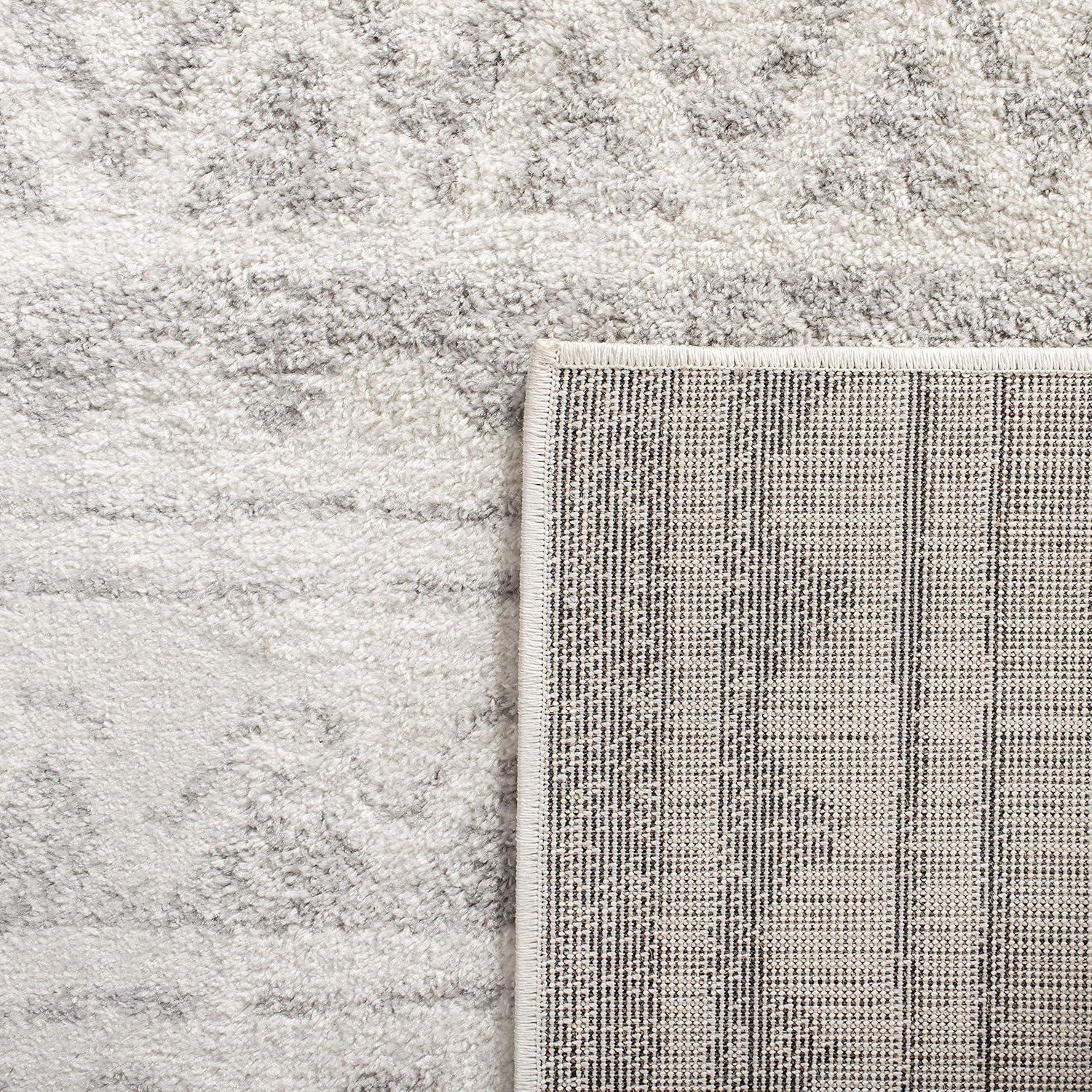 image:imageSAFAVIEH Adirondack Collection Area Rug 51 x 76 Ivory amp Charcoal Moroccan Boho Distressed Design NonShedding amp Easy Care Ideal for High Traffic Areas in Living Room Bedroom ADR119NIvoryGrey