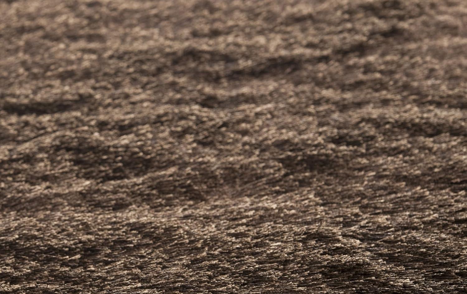 image:imageSAFAVIEH Area Rug 4x6 Paris Shag Collection Sage Handmade Soft Flowing Pile Ideal for Ideal for Hallway Foyer Entryway Bedroom SG5111003Chocolate