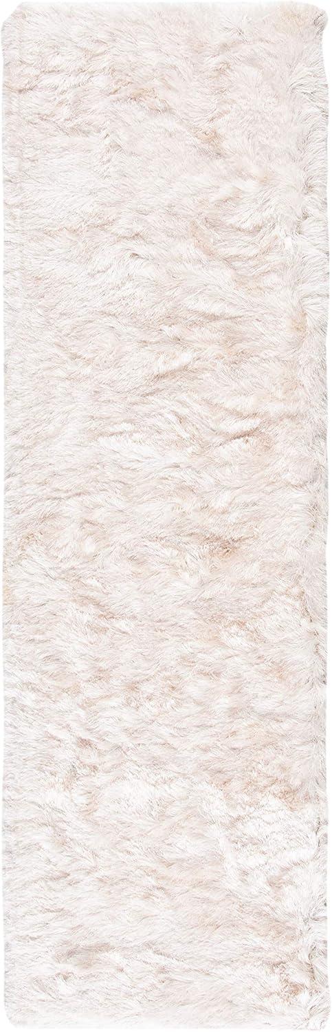 image:imageSAFAVIEH Area Rug 4x6 Paris Shag Collection Sage Handmade Soft Flowing Pile Ideal for Ideal for Hallway Foyer Entryway Bedroom SG5111003Ivory