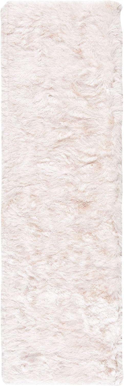 image:imageSAFAVIEH Area Rug 4x6 Paris Shag Collection Sage Handmade Soft Flowing Pile Ideal for Ideal for Hallway Foyer Entryway Bedroom SG5111003Ivory