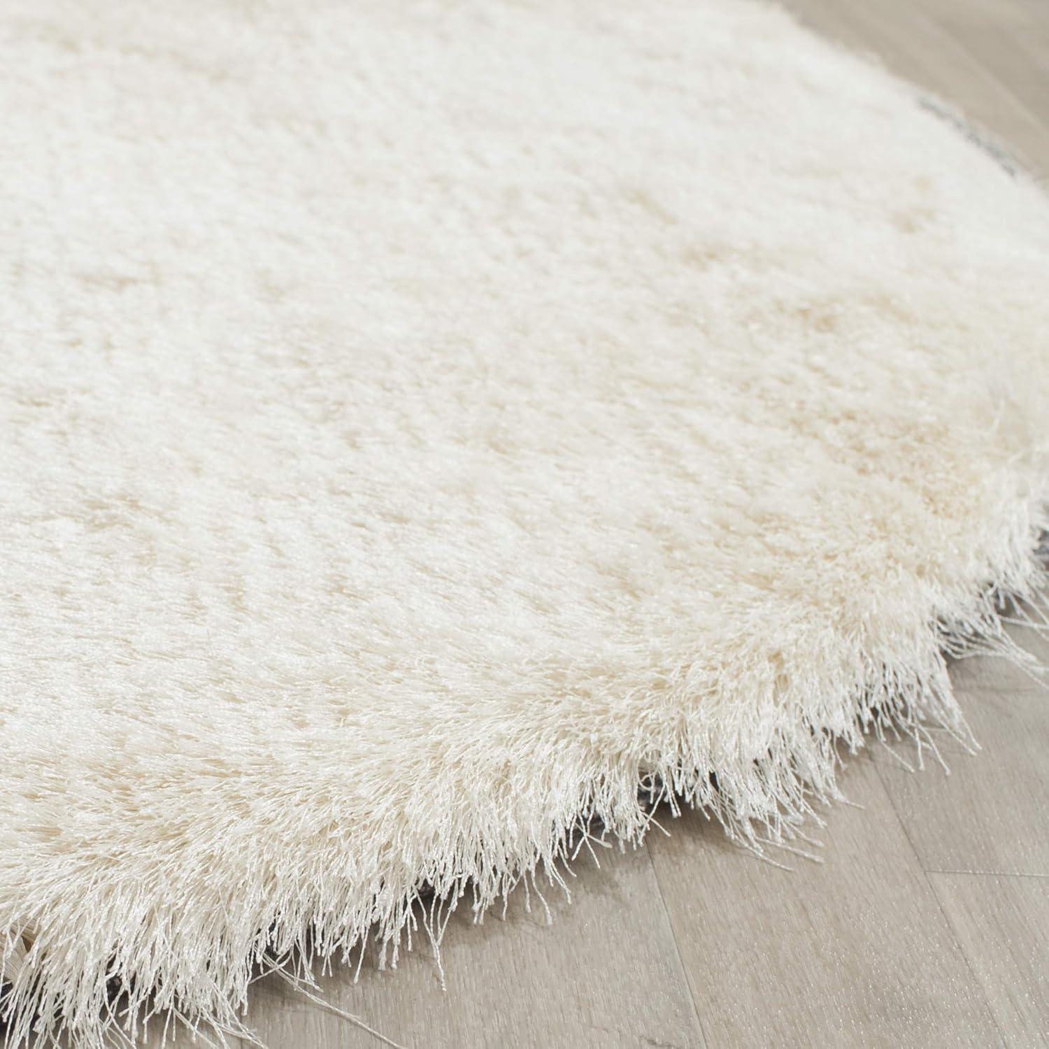 image:imageSAFAVIEH Area Rug 4x6 Paris Shag Collection Sage Handmade Soft Flowing Pile Ideal for Ideal for Hallway Foyer Entryway Bedroom SG5111003Ivory