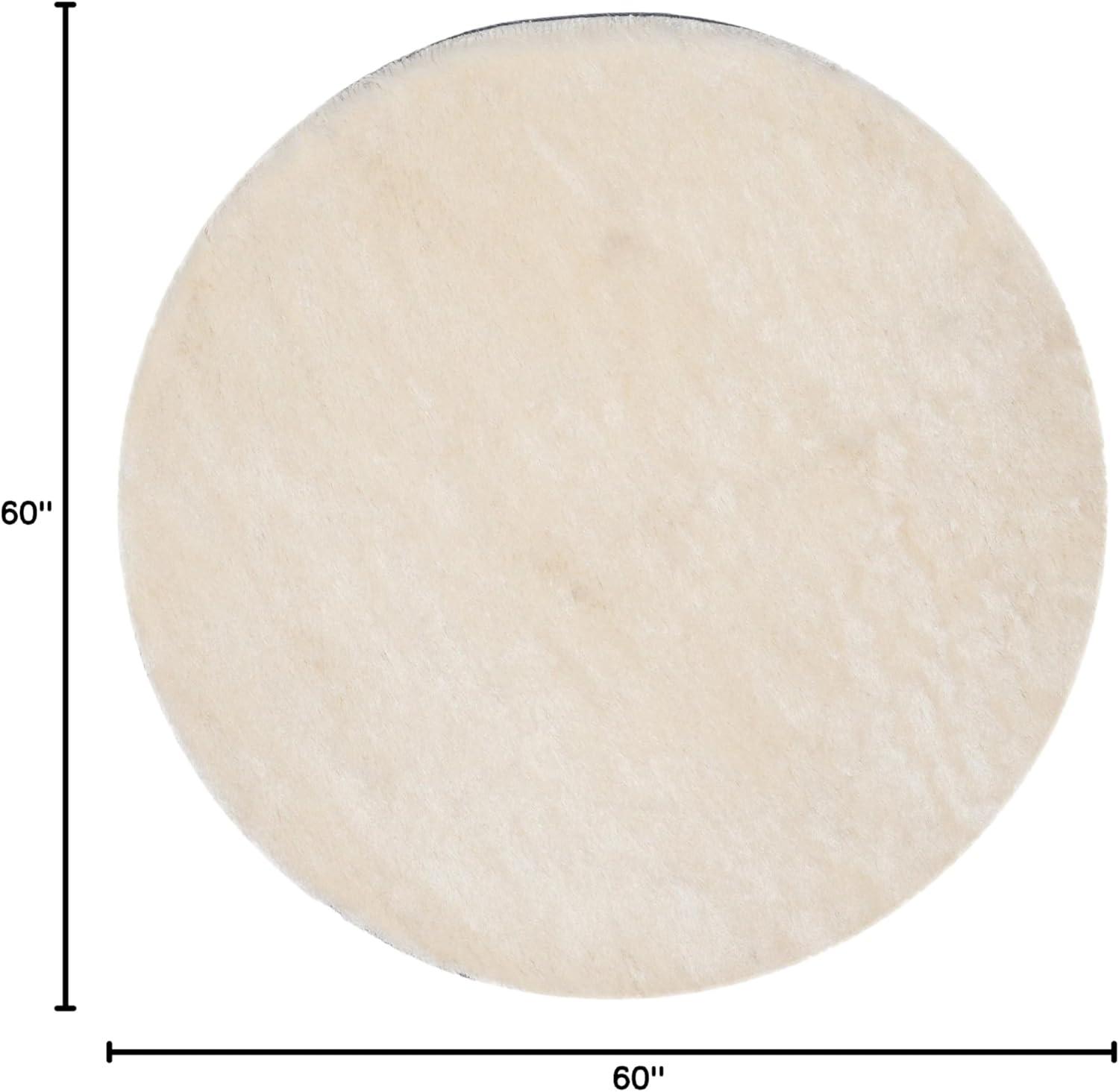 image:imageSAFAVIEH Area Rug 4x6 Paris Shag Collection Sage Handmade Soft Flowing Pile Ideal for Ideal for Hallway Foyer Entryway Bedroom SG5111003Ivory