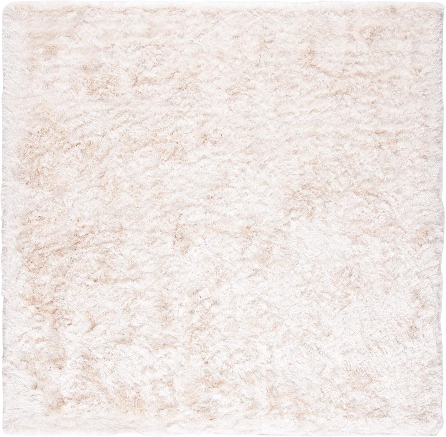 image:imageSAFAVIEH Area Rug 4x6 Paris Shag Collection Sage Handmade Soft Flowing Pile Ideal for Ideal for Hallway Foyer Entryway Bedroom SG5111003Ivory