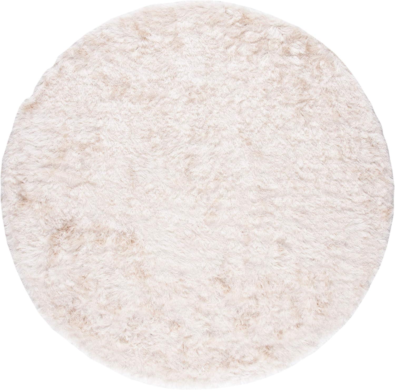image:imageSAFAVIEH Area Rug 4x6 Paris Shag Collection Sage Handmade Soft Flowing Pile Ideal for Ideal for Hallway Foyer Entryway Bedroom SG5111003Ivory