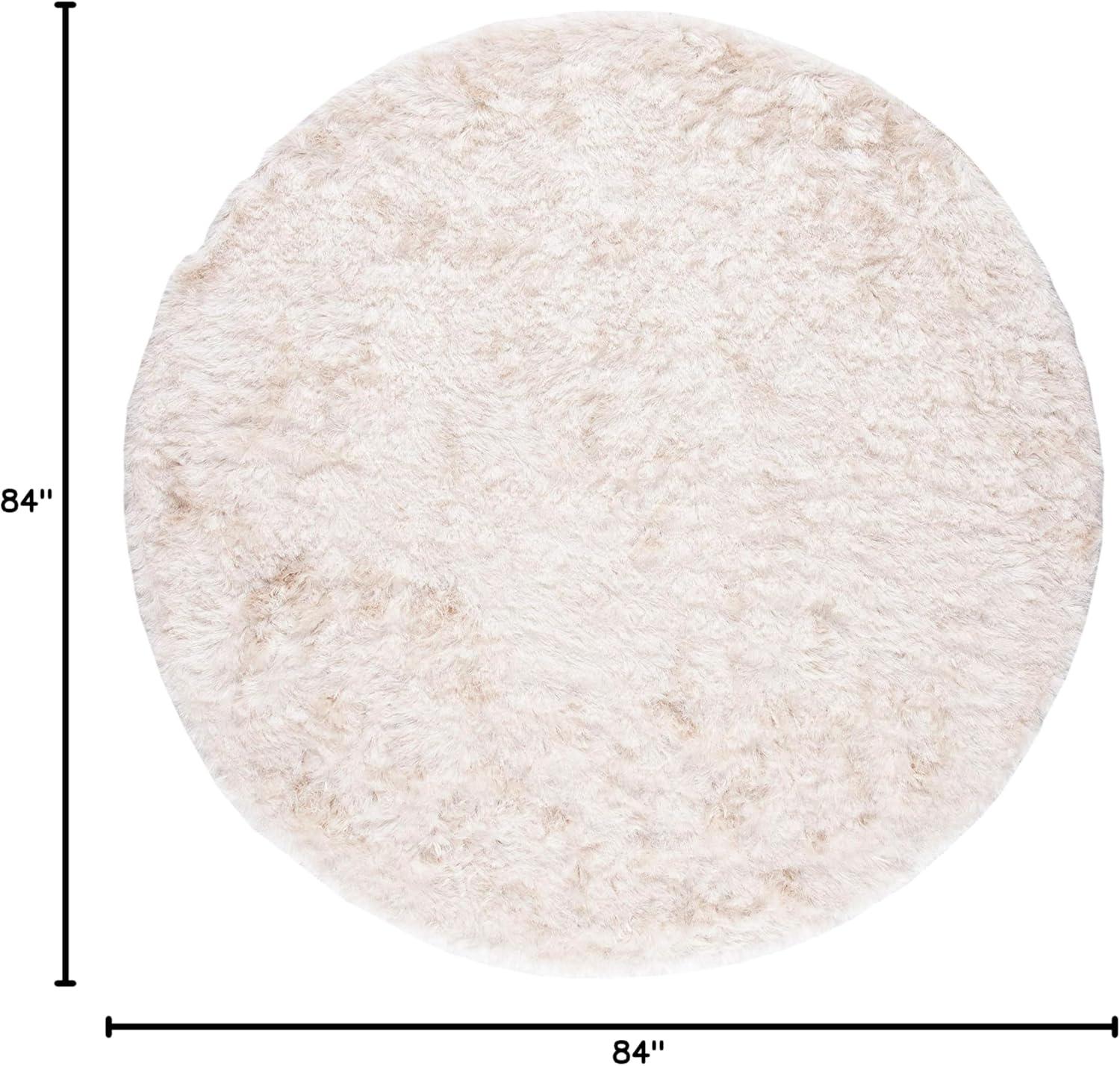 image:imageSAFAVIEH Area Rug 4x6 Paris Shag Collection Sage Handmade Soft Flowing Pile Ideal for Ideal for Hallway Foyer Entryway Bedroom SG5111003Ivory