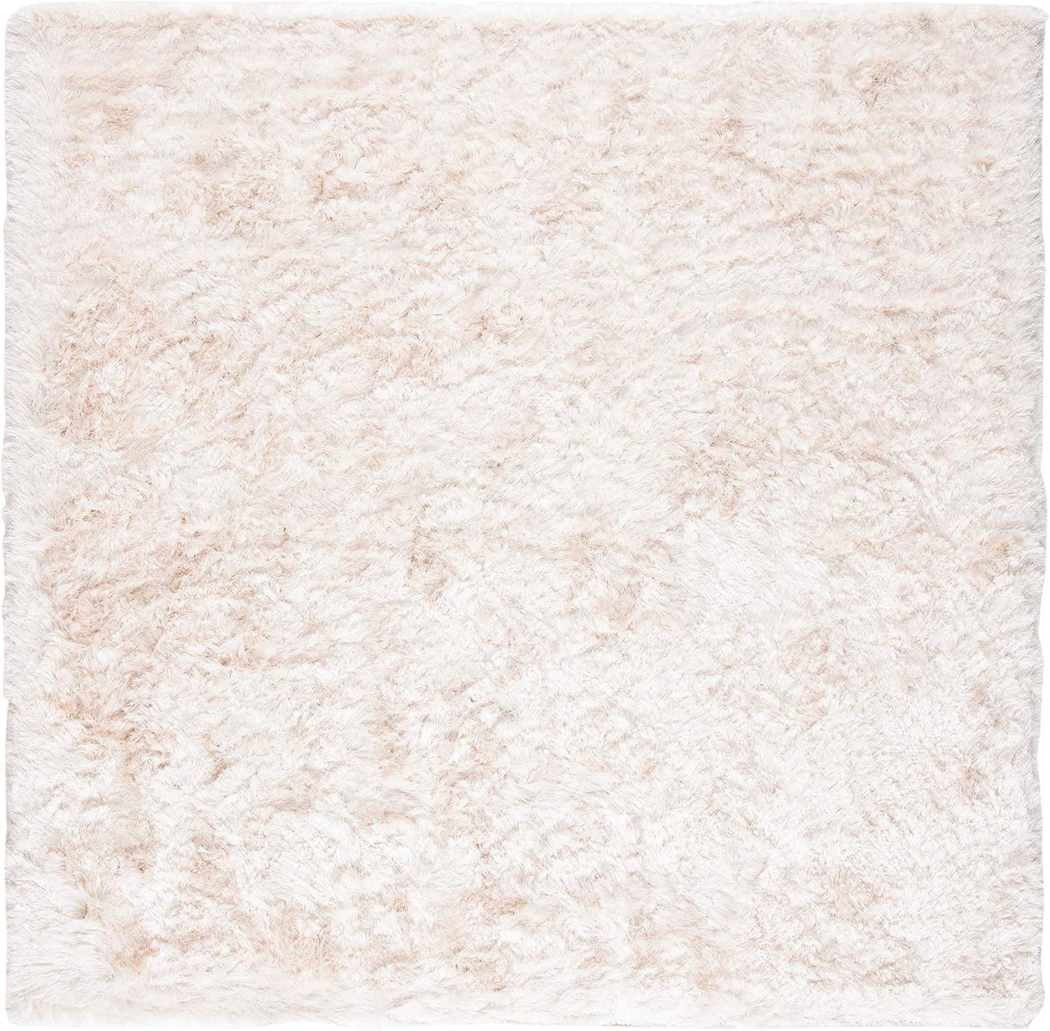 image:imageSAFAVIEH Area Rug 4x6 Paris Shag Collection Sage Handmade Soft Flowing Pile Ideal for Ideal for Hallway Foyer Entryway Bedroom SG5111003Ivory