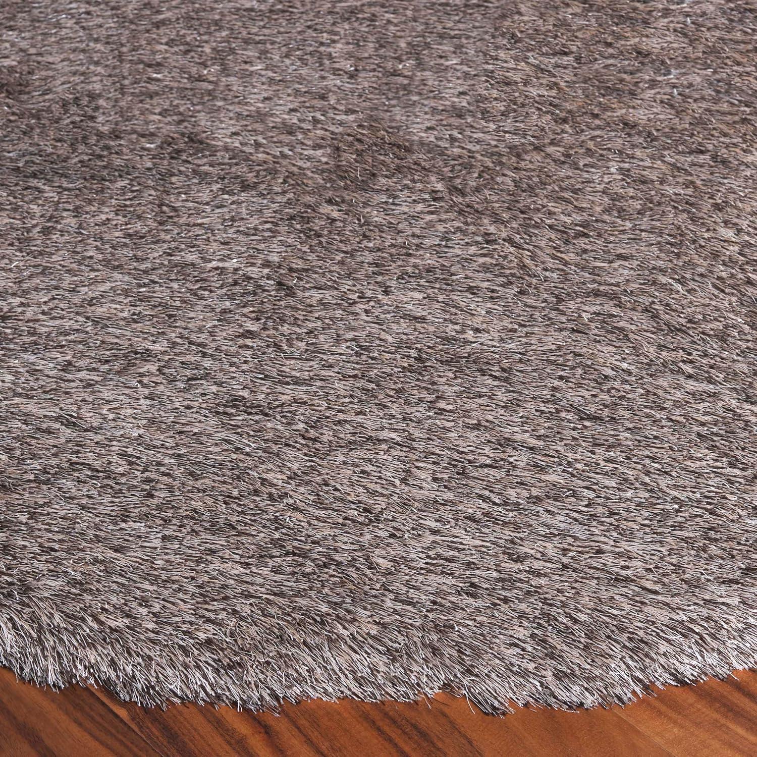 image:imageSAFAVIEH Area Rug 4x6 Paris Shag Collection Sage Handmade Soft Flowing Pile Ideal for Ideal for Hallway Foyer Entryway Bedroom SG5111003Sable