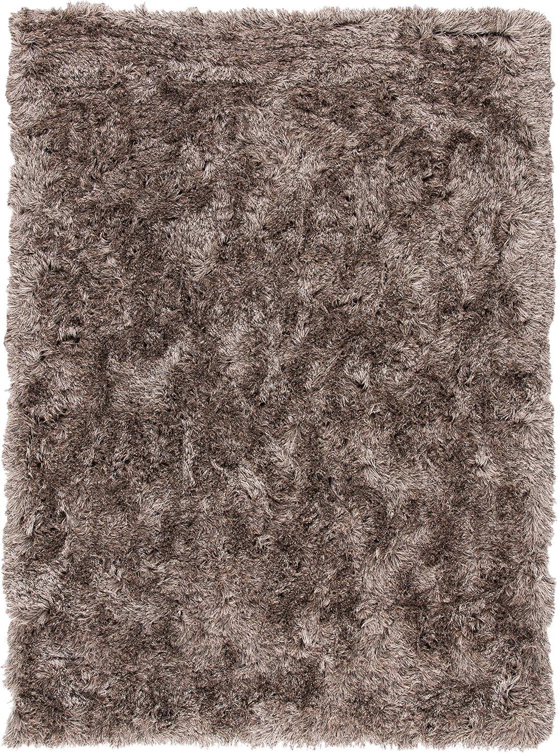 image:imageSAFAVIEH Area Rug 4x6 Paris Shag Collection Sage Handmade Soft Flowing Pile Ideal for Ideal for Hallway Foyer Entryway Bedroom SG5111003Sable