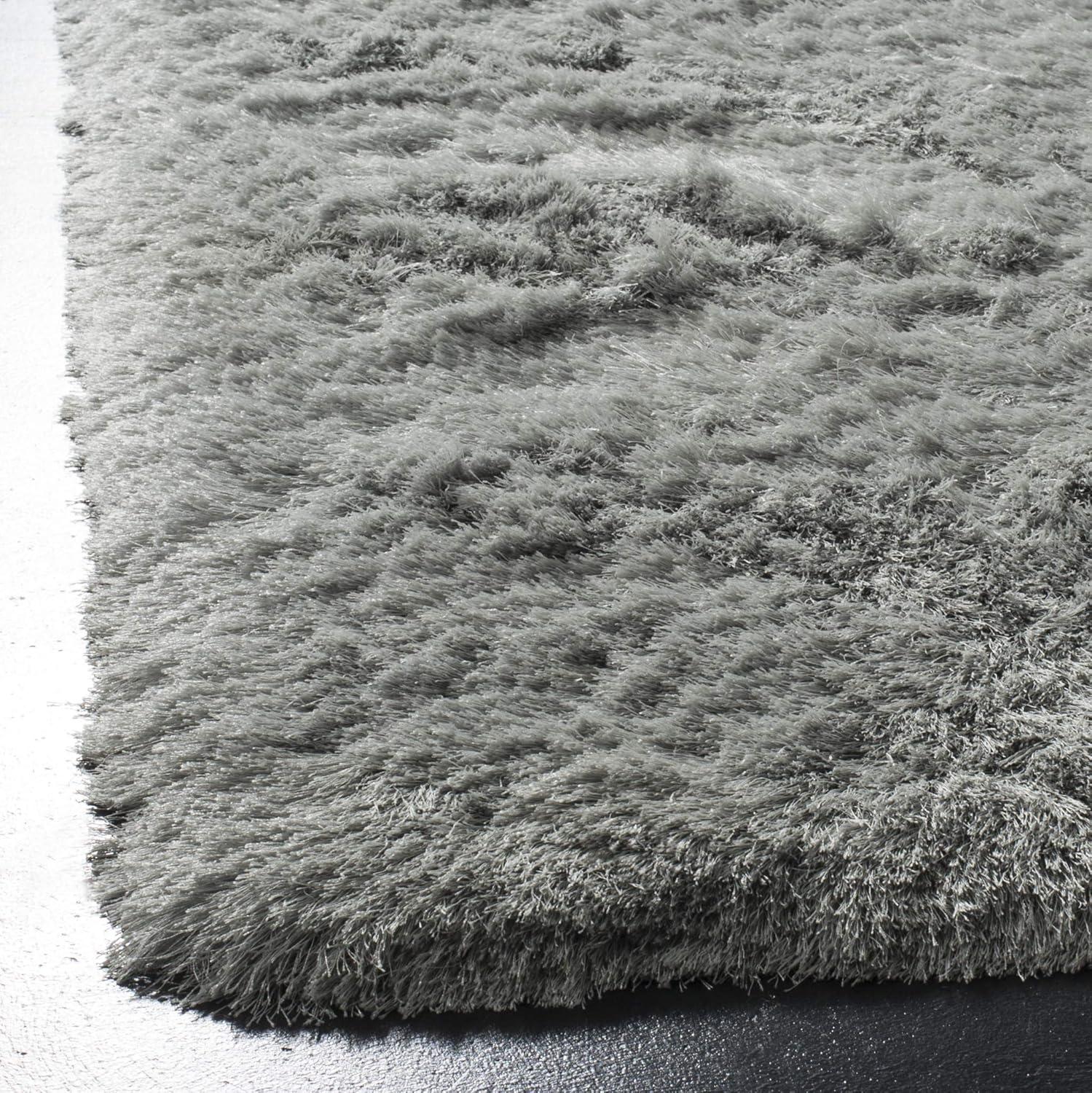 image:imageSAFAVIEH Area Rug 4x6 Paris Shag Collection Sage Handmade Soft Flowing Pile Ideal for Ideal for Hallway Foyer Entryway Bedroom SG5111003Sage