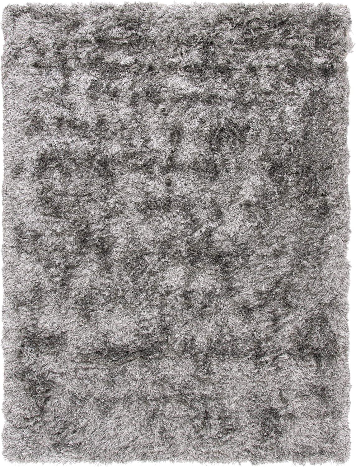 image:imageSAFAVIEH Area Rug 4x6 Paris Shag Collection Sage Handmade Soft Flowing Pile Ideal for Ideal for Hallway Foyer Entryway Bedroom SG5111003Silver