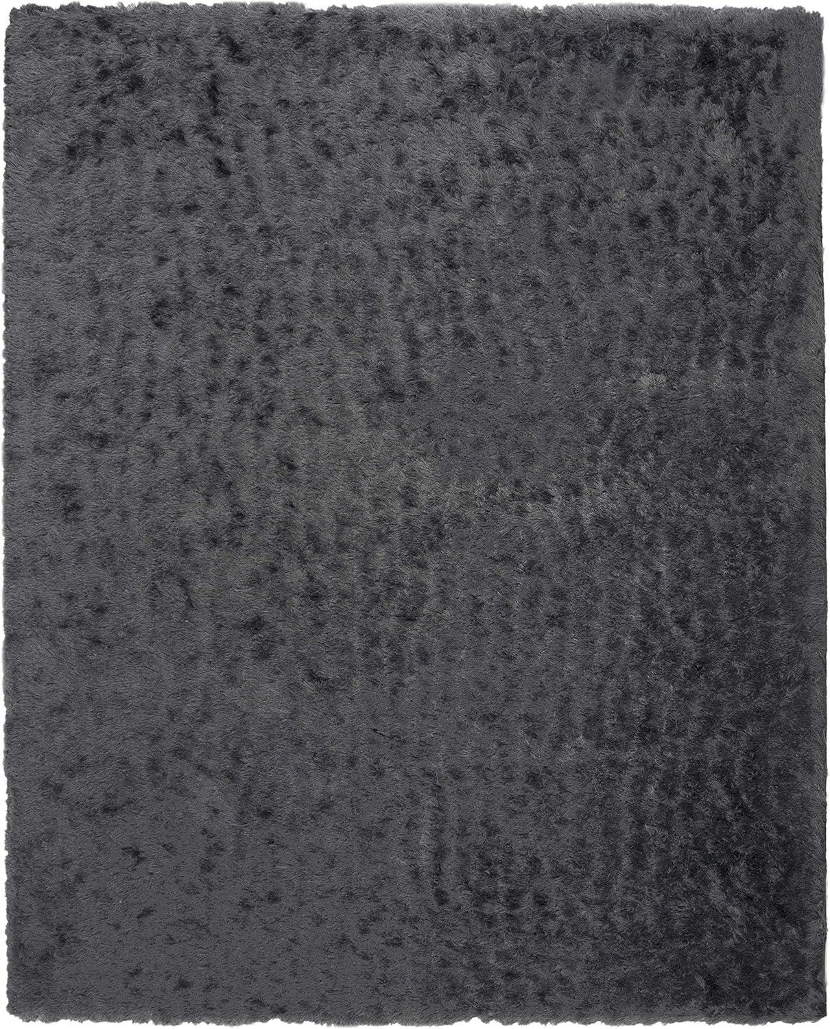 image:imageSAFAVIEH Area Rug 4x6 Paris Shag Collection Sage Handmade Soft Flowing Pile Ideal for Ideal for Hallway Foyer Entryway Bedroom SG5111003Slate