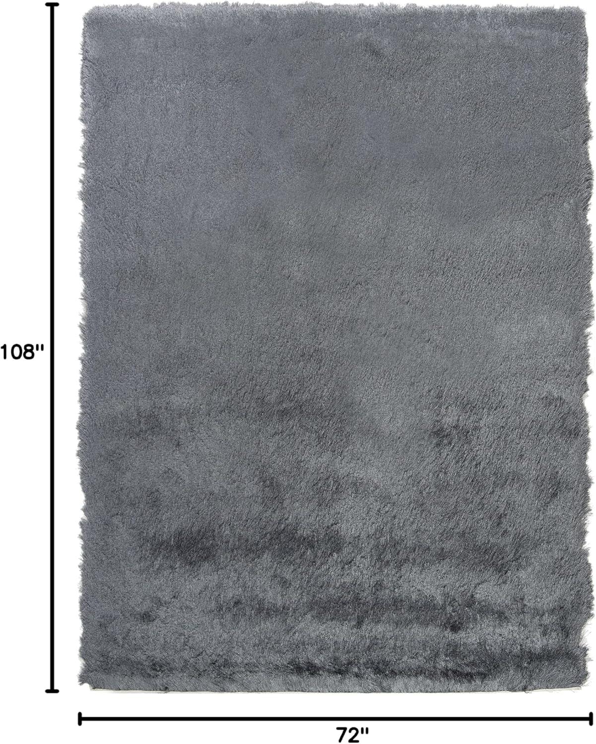 image:imageSAFAVIEH Area Rug 4x6 Paris Shag Collection Sage Handmade Soft Flowing Pile Ideal for Ideal for Hallway Foyer Entryway Bedroom SG5111003Slate