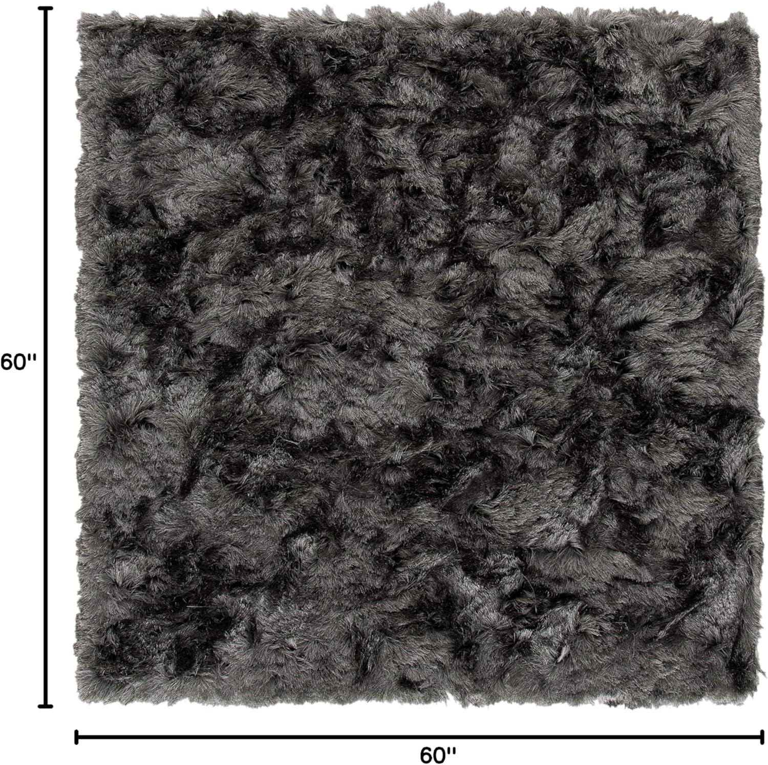 image:imageSAFAVIEH Area Rug 4x6 Paris Shag Collection Sage Handmade Soft Flowing Pile Ideal for Ideal for Hallway Foyer Entryway Bedroom SG5111003Titanium