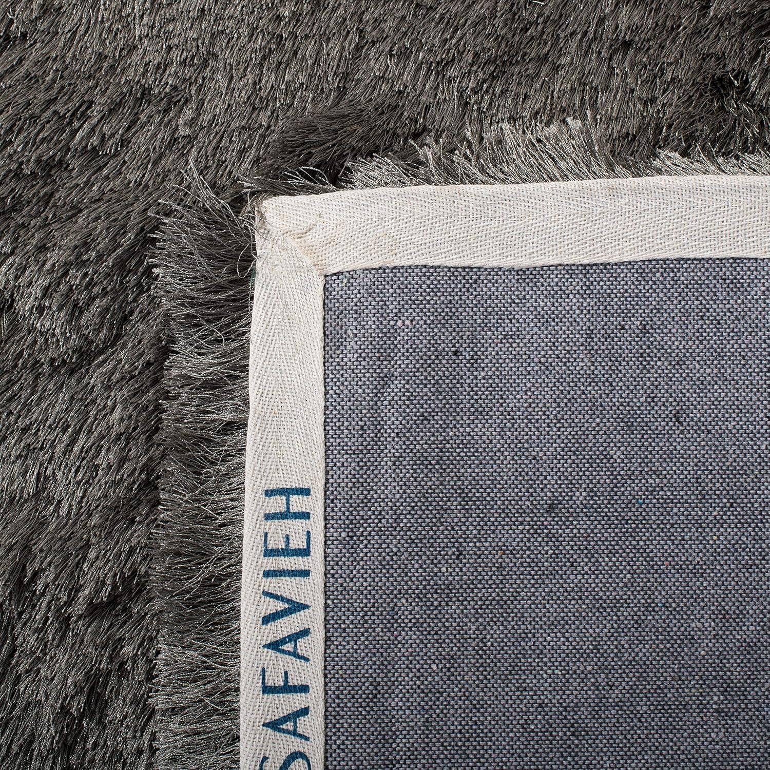 image:imageSAFAVIEH Area Rug 4x6 Paris Shag Collection Sage Handmade Soft Flowing Pile Ideal for Ideal for Hallway Foyer Entryway Bedroom SG5111003Titanium