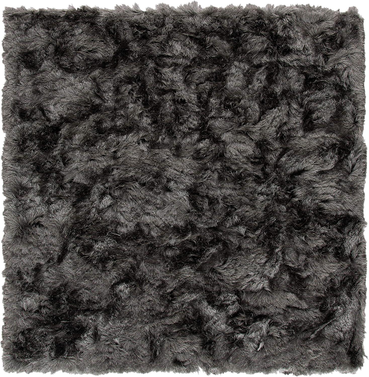 image:imageSAFAVIEH Area Rug 4x6 Paris Shag Collection Sage Handmade Soft Flowing Pile Ideal for Ideal for Hallway Foyer Entryway Bedroom SG5111003Titanium