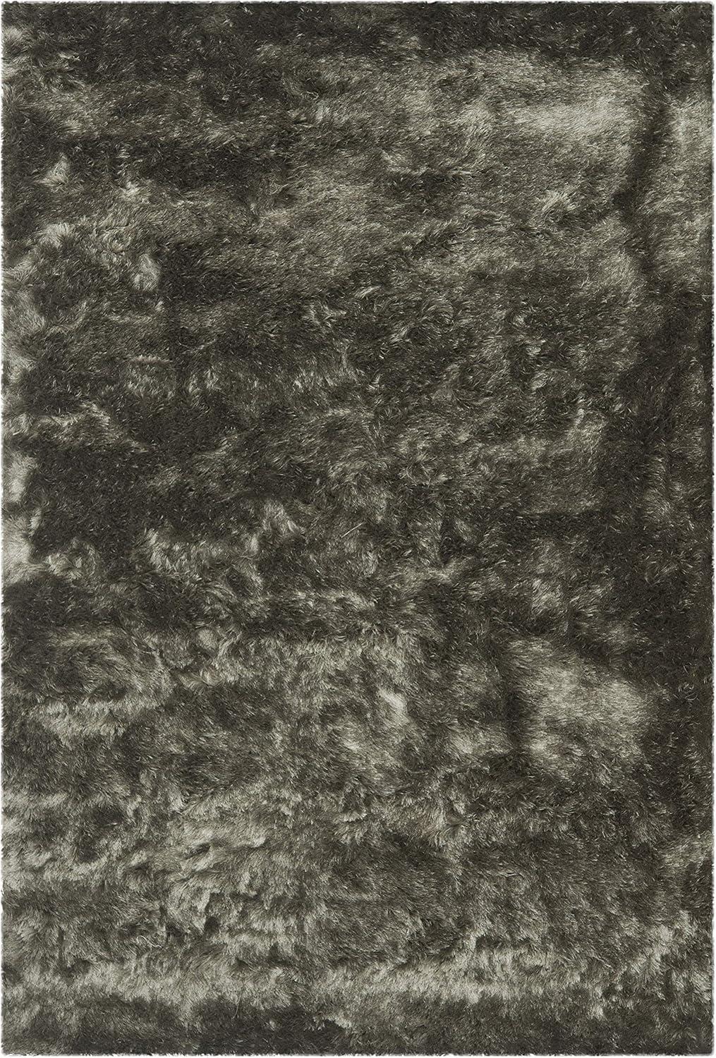 image:imageSAFAVIEH Area Rug 4x6 Paris Shag Collection Sage Handmade Soft Flowing Pile Ideal for Ideal for Hallway Foyer Entryway Bedroom SG5111003Titanium