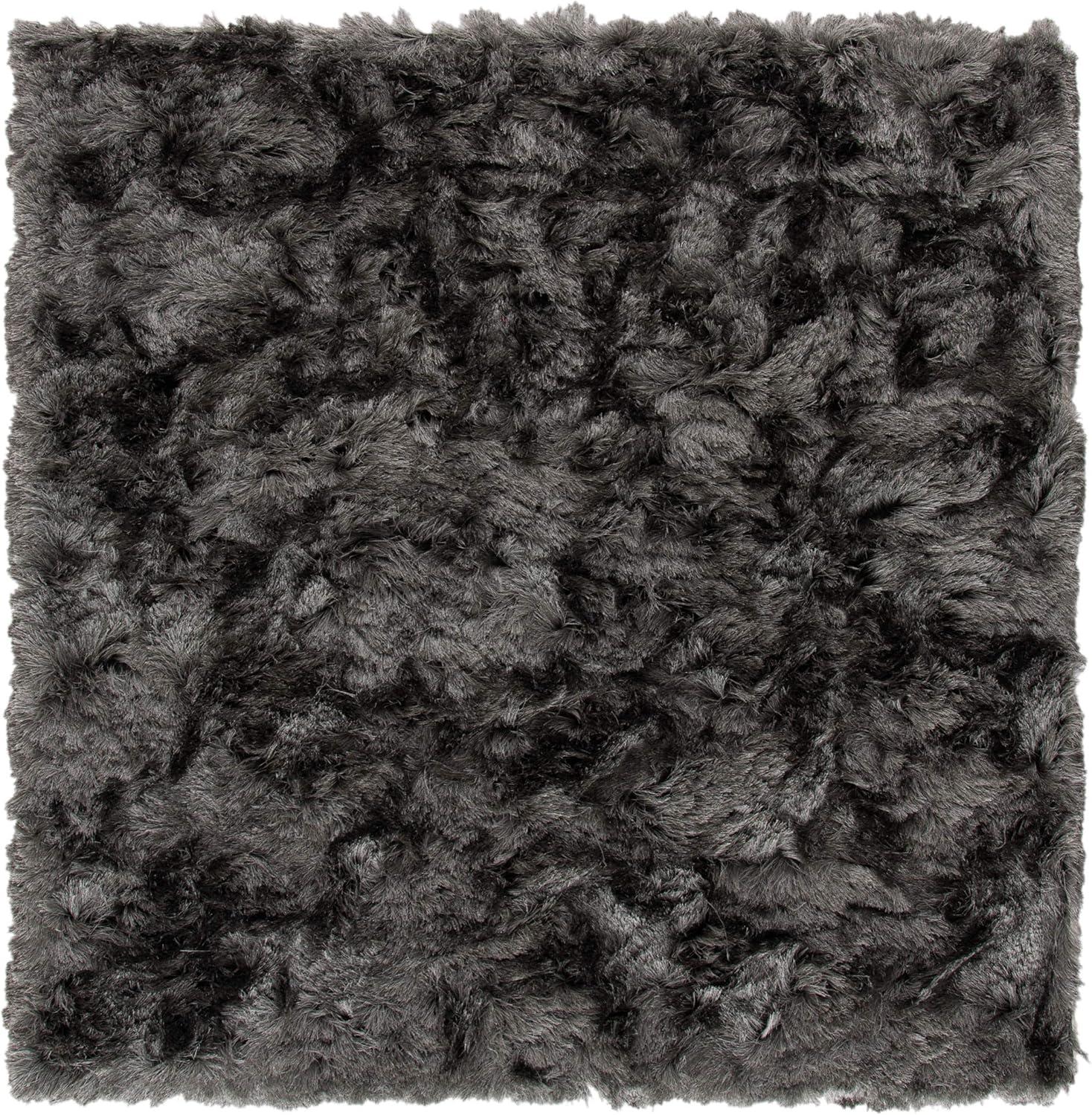 image:imageSAFAVIEH Area Rug 4x6 Paris Shag Collection Sage Handmade Soft Flowing Pile Ideal for Ideal for Hallway Foyer Entryway Bedroom SG5111003Titanium
