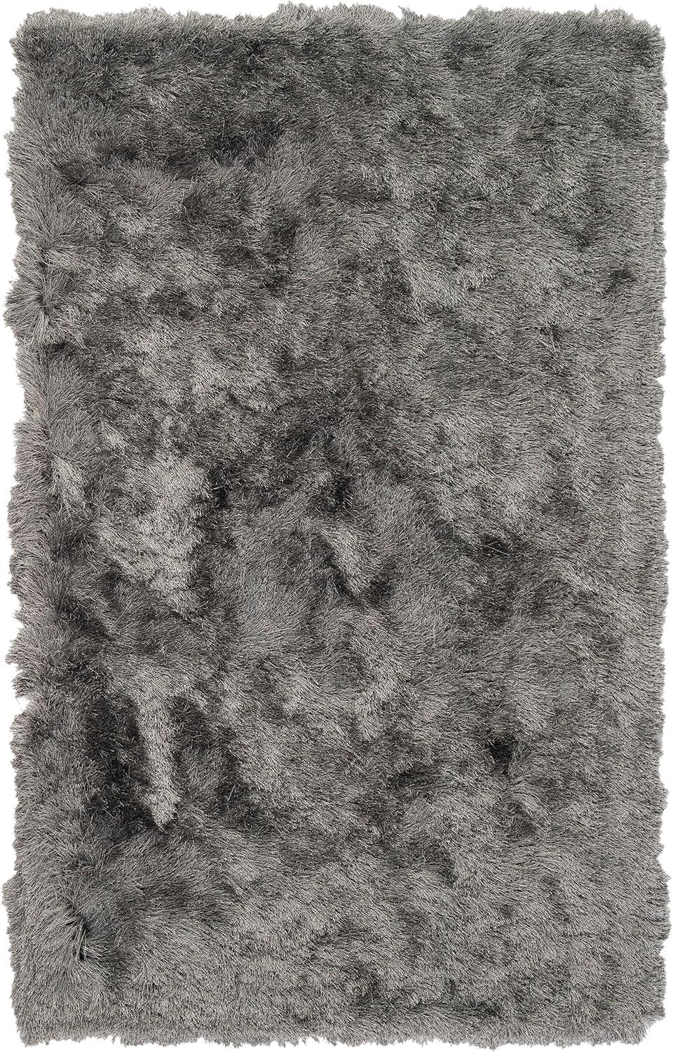 image:imageSAFAVIEH Area Rug 4x6 Paris Shag Collection Sage Handmade Soft Flowing Pile Ideal for Ideal for Hallway Foyer Entryway Bedroom SG5111003Titanium