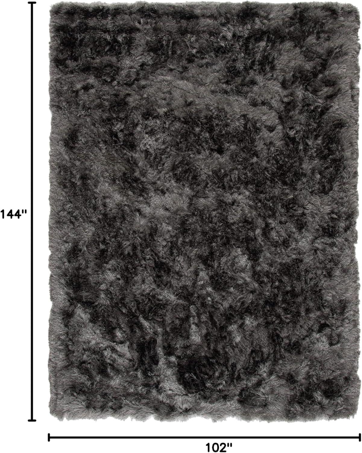 image:imageSAFAVIEH Area Rug 4x6 Paris Shag Collection Sage Handmade Soft Flowing Pile Ideal for Ideal for Hallway Foyer Entryway Bedroom SG5111003Titanium